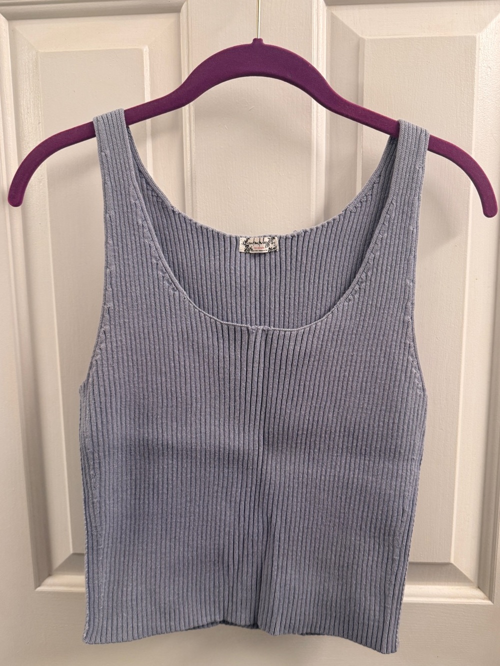 Free People Ribbed Sweater Tank